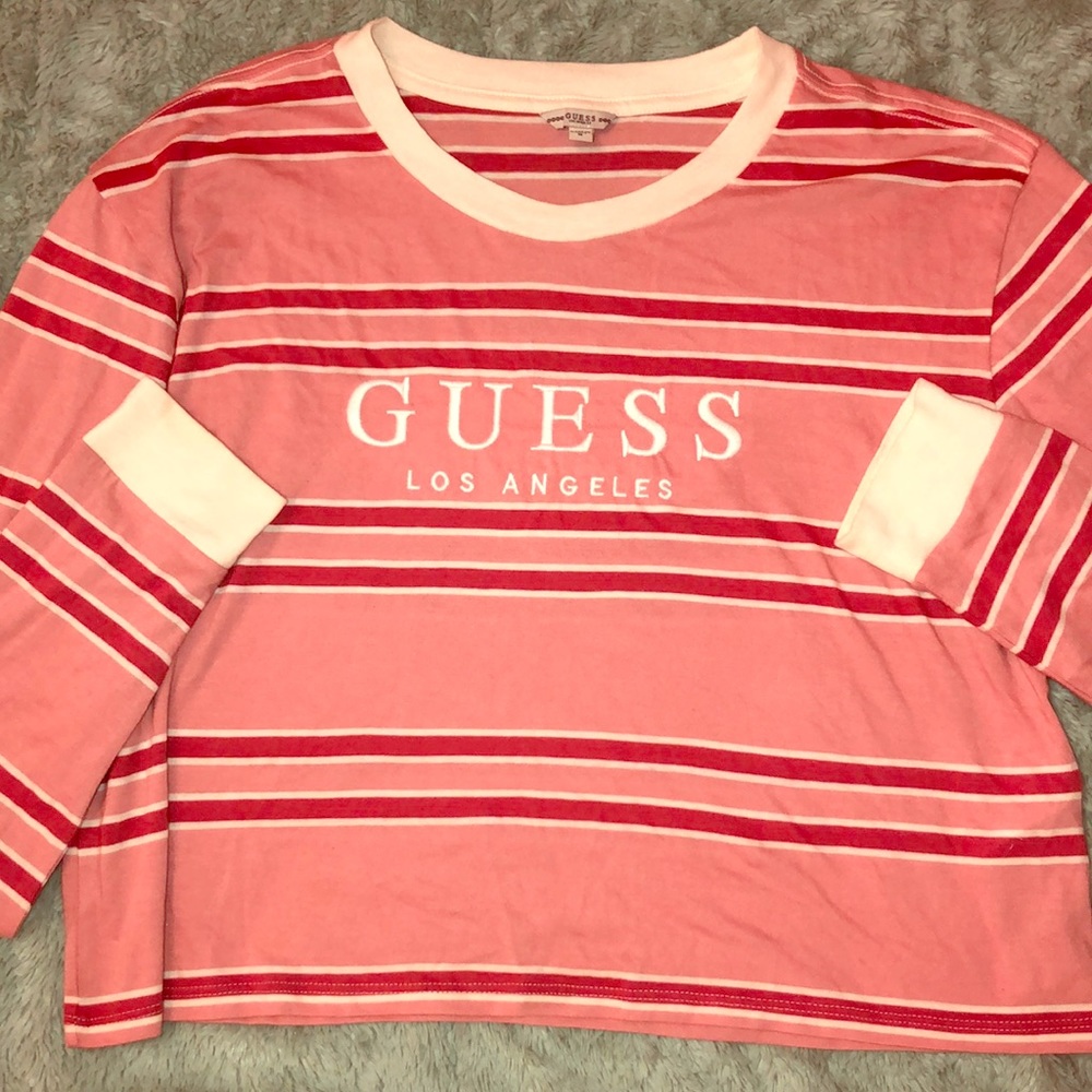 GUESS • long sleeve CROP tee